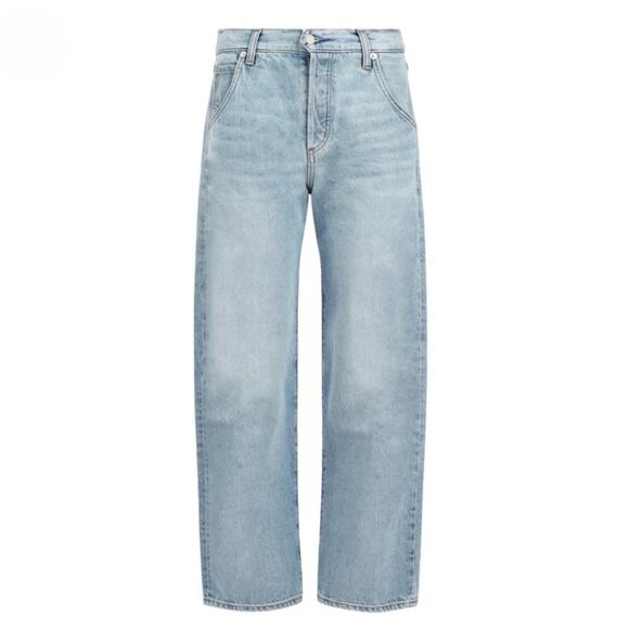 AG Adriano Goldschmied Mantra Barrel Wide Leg Jeans White Bull Denim Sirocco 29 - Picture 10 of 11